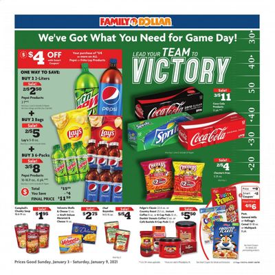 Family Dollar Weekly Ad Flyer January 3 to January 9