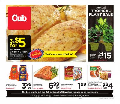Cub Foods Weekly Ad Flyer January 3 to January 9