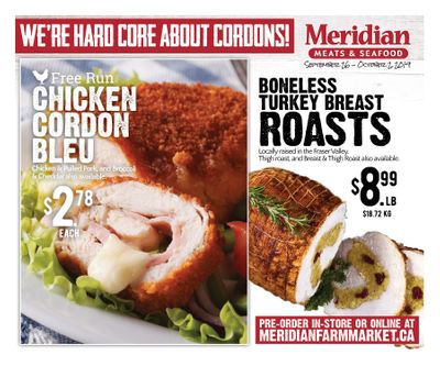 Meridian Meats and Seafood Flyer September 26 to October 2