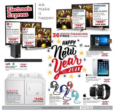 Electronic Express Weekly Ad Flyer January 3 to January 9