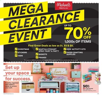 Michaels Weekly Ad Flyer January 3 to January 9