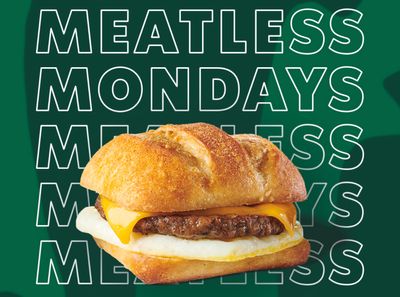 With the New Meatless Mondays at Starbucks Get $2 Off Select Vegetarian Wraps and Sandwiches Every Monday in January