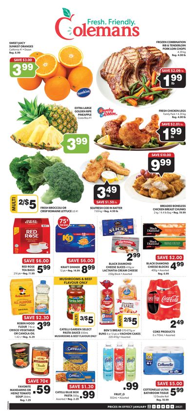 Coleman's Flyer January 2 to 6