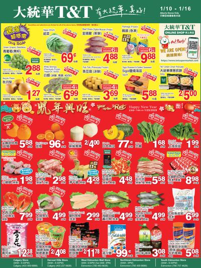 T&T Supermarket (AB) Flyer January 10 to 16