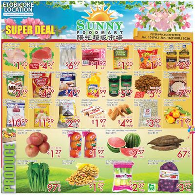 Sunny Foodmart (Etobicoke) Flyer January 10 to 16