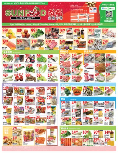Sunfood Supermarket Flyer January 10 to 16