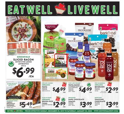 Nesters Market Eat Well Live Well Flyer December 29 to January 25