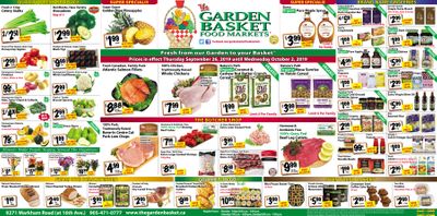 The Garden Basket Flyer September 26 to October 2