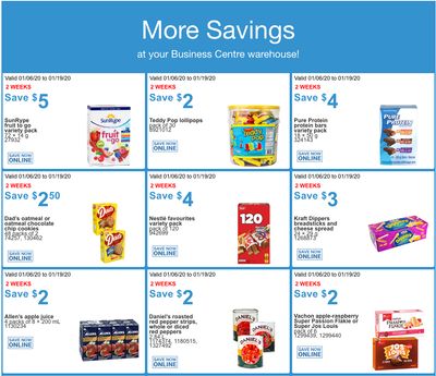 Costco Canada Business Centre Instant Savings Coupons / Flyer, January 6 – 19