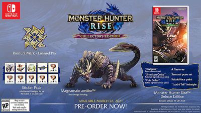 Monster Hunter Rise (Collectors Edition) - Exclusive  On Sale for $129.99 at EB Games Canada