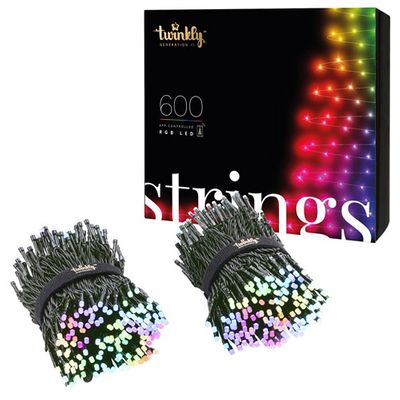 Twinkly (Generation II) Smart 48m (157.5 ft.) RGB LED String Light Set - 600 Lights On Sale for $ 199.99 at Best buy Canada Twinkly (Generation II) Smart 48m (157.5 ft.) RGB LED String Light Set - 600 Lights On Sale for $ 199.99 at Best buy Canada