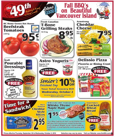 The 49th Parallel Grocery Flyer September 26 to October 2