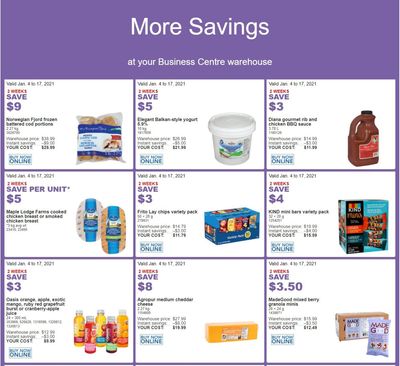 Costco Canada Business Centre Instant Savings Coupons / Flyer, until January 17