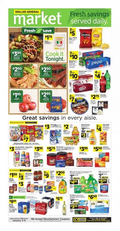 Dollar General (VA) Weekly Ad Flyer January 3 to January 9