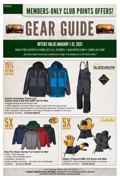 Bass Pro Shops Weekly Ad Flyer January 1 to January 31