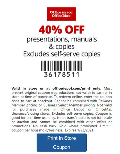 Office DEPOT Weekly Ad Flyer January 1 to January 23