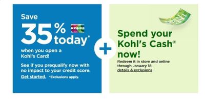 Kohl's Weekly Ad Flyer January 4 to January 18
