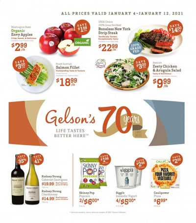 Gelson's Weekly Ad Flyer January 4 to January 12