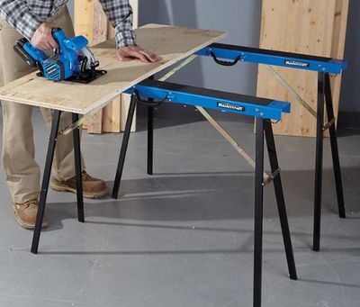 Mastercraft Metal Sawhorse On Sale for 14.99(Save $50.00) at Canadian Tire Canada