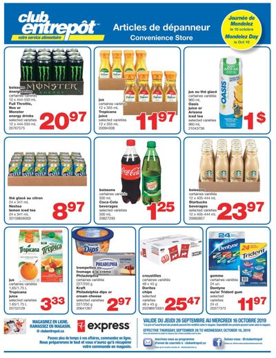 Wholesale Club (QC) Flyer September 26 to October 16