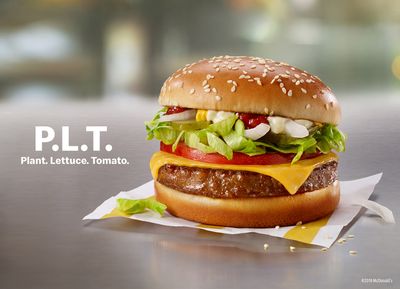 McDonald’s Canada NEW Plant-Based P.L.T. Burger