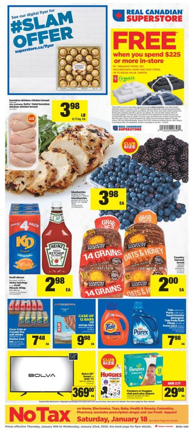 Real Canadian Superstore (ON) Flyer January 16 to 22