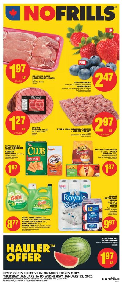 No Frills (ON) Flyer January 16 to 22