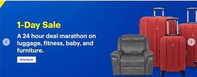 Best Buy Canada 1-Day Flash Sale: Huge Savings on Luggage, Fitness, Baby & Furniture, Today!