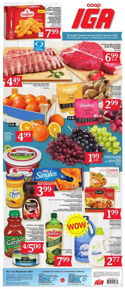 Coop IGA Flyer January 7 to 13
