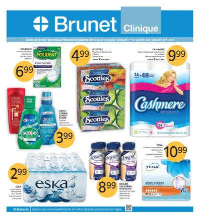 Brunet Clinique Flyer January 7 to 20