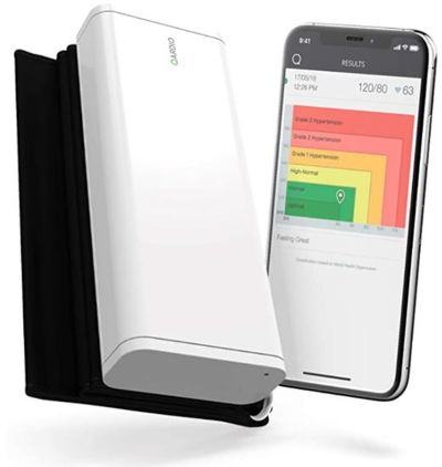 QardioArm Blood Pressure Monitor: Smart, Medically Accurate, Compact Digital Upper Arm Cuff. Wi-Fi and App enabled for iOS, Android, Kindle. Works with Apple Watch, Apple and Samsung Health For $89.99 At Amazon Canada