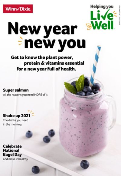 Winn Dixie (AL, FL, GA, LA, MS) Weekly Ad Flyer December 30 to January 12