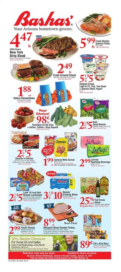 Bashas' (AZ) Weekly Ad Flyer January 6 to January 12