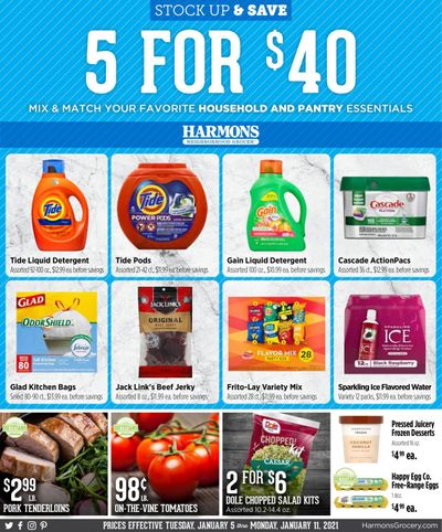 Harmons Weekly Ad Flyer January 5 to January 11