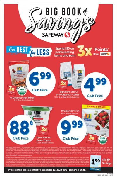Safeway Weekly Ad Flyer December 30 to February 2