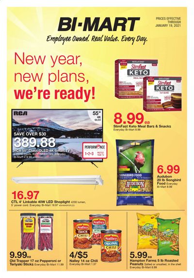 Bi-Mart Weekly Ad Flyer January 5 to January 19