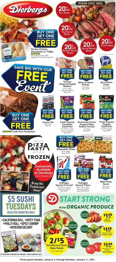 Dierbergs (IL, MO) Weekly Ad Flyer January 5 to January 11