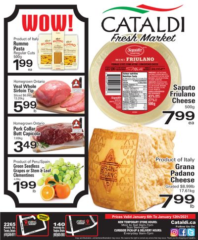 Cataldi Fresh Market Flyer January 6 to 12