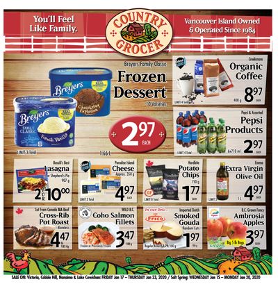Country Grocer (Salt Spring) Flyer January 15 to 20
