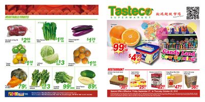 Tasteco Supermarket Flyer September 27 to October 3