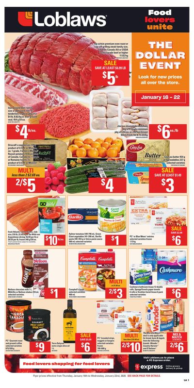 Loblaws (ON) Flyer January 16 to 22