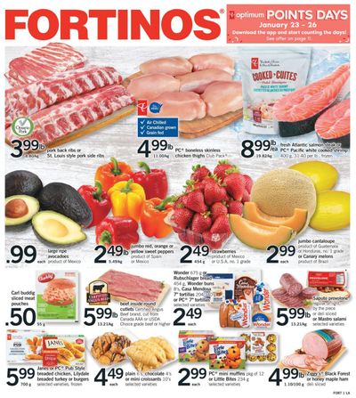 Fortinos Flyer January 16 to 22