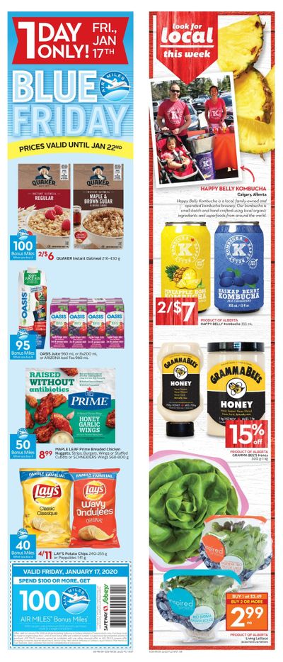 Safeway (West) Flyer January 16 to 22