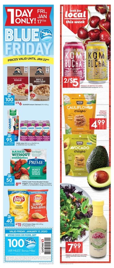 Safeway (BC) Flyer January 16 to 22