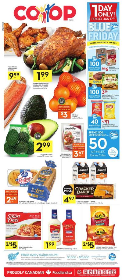 Foodland Co-op Flyer January 16 to 22