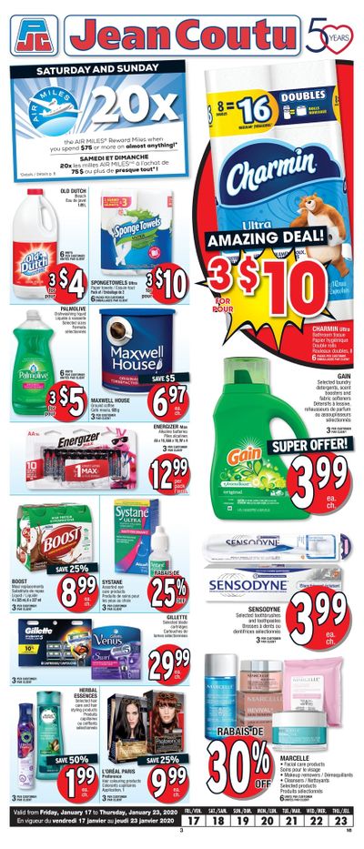 Jean Coutu (NB) Flyer January 17 to 23