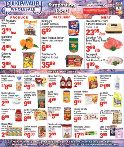Bulkley Valley Wholesale Flyer January 15 to 21