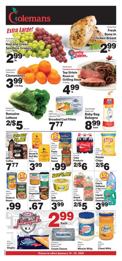 Coleman's Flyer January 16 to 22