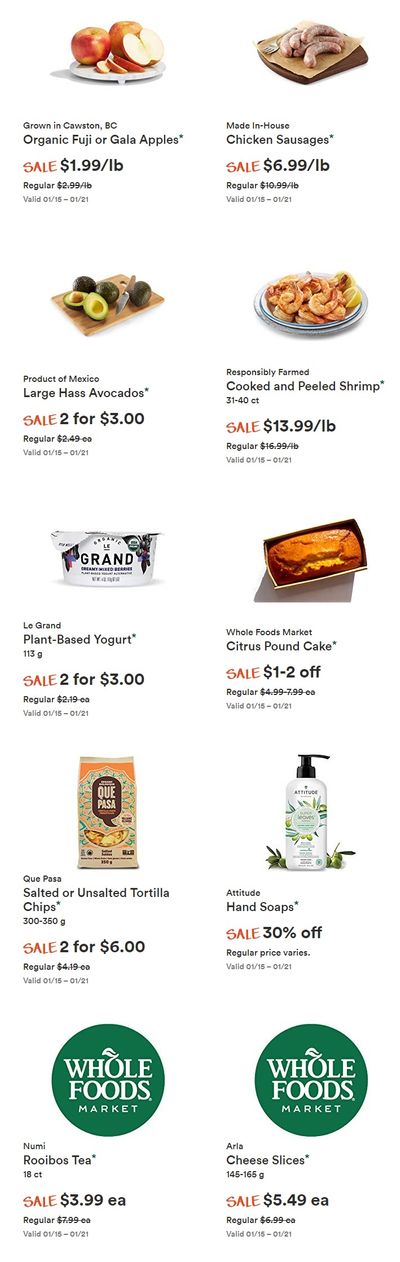 Whole Foods Market (West) Flyer January 15 to 21