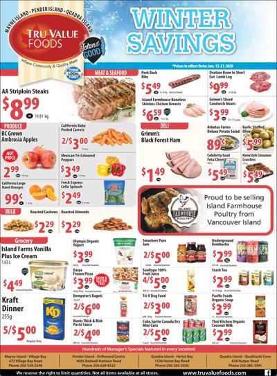 Tru Value Foods Flyer January 15 to 21